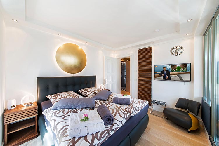 Luxus Ferienwohnung Villa Amalie – Schlafzimmer